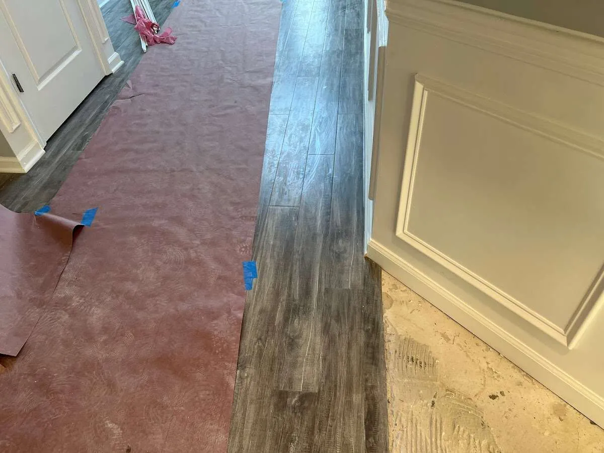 Completed marble shower restoration in Forest Glen